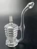ユニークなデザインガラスウォーターボングホーカークラシックビルディングタイプオイルDABリグパイプミニヘッディ喫煙