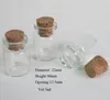 1000 x 5ml pequeno Limpar Garrafa de vidro com madeira Cork 5cc Rolha Transparente Vidro frascos de amostra vazio Jars 22 * ​​30 * 12,5 milímetros