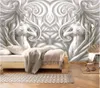 3d Wallpaper European Embossed Double Sexy Beauty Living Room Bedroom KitchenBackground Wall Decoration Painting Mural Wallpapers