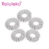 10Pcs Silver Massage Acupuncture Finger Rings Health Care Acupressure Hand Massager Pain Relief Stress Relief Help Sleep Tools