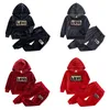 Retail kids designer tracksuits girls boys 2pcs gold velvet hooded Suits Set baby boy outfits children clothing toddle luxury clothes