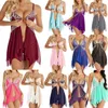 Mode Nachtkleding Grote Maat Nacht Jurk Lingerie Vrouwen Voorsluiting Nachtkleding Sexy Kant Verleiding Nightdress228Z