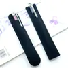 16*3cm Ballpoint Gel Pens Pouch Black Velvet Bag Crystal Pen Holder Storage Wedding Office Birthday Decor