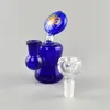 4.7 Inches height Mini hookahs glass bong oil rigs glass water pipe with 14mm female joint free shipping