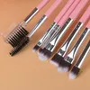 Professnial 12pcs Women Makeup Brushes Set Foundation Powder Brush Beauty Brush Make Up Tools with cylinder Eyeshadow Brush Cosmet8604090