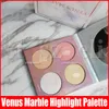 Venus marble highlight Palette Bronzers & Highlight Kit Makeup Face Foundation Powder Blusher Palette highlighter makeup bronzer 4colors