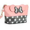 5 Styles Hot Sell Mouse Cute Clutch Bag bowknot Makeup Bag PU Cosmetic Bag for Travel Makeup Organizer and Toiletry Use M715