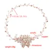 Wedding Headbands for Bridal Headpiece with Rhinestone and Copper wire Hair Vine Wedding Hair Accessories for women and lady