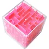 Cubo 3D Puzzle Labirinto Giocattolo Mano Gioco Case Box Divertimento Gioco cerebrale Sfida Equilibrio Educativo per bambiniZZ