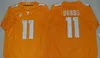 NCAA Tennessee Volunteers 16 Peyton Manning Jersey Men Jason Witten 1 Jalen Hurd 11 Joshua Dobbs College SEC Men Stitched Orange Gray White