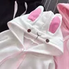 Moda-Harajuku Kore Sweatshirt Artı Kadife Bayan Long Sleeve Sonbahar Yeni Kapşonlu Casual İşlemeli Üst
