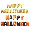 Happy Halloween Balloon Foil Letter Balloon for Party Decoration Black and Orange Balloons Party Supplies 4 colors