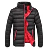 Męskie Parkas 2022 Mężczyźni zimowi solidne ultralight kurtka bawełniana marka sukienka moda gęsta płaszcze odzieży odzież plus rozmiar 4xl phin22