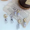 2020 New Fashion Punk 925 Silver Pin Clown Face Pearl Earrings Special Shaped Earrings For Women Girl Jewlery