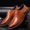 Nouveau chaud rétro Bullock Design hommes classique affaires chaussures formelles bout pointu en cuir chaussures hommes Oxford chaussures habillées