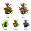 High Quality Realistic Artificial Flowers Plant Pot Outdoor Home Office Decoration Gift Home Decor