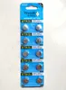 AG13 LR441.5V Alkaline Coin Button Cell Batterijen A76 L1154 357 SR44 voor horloges speelgoed LED -lichten