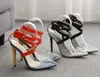 Märke pvc gelé sandaler öppna tå höga klackar 11cm kvinnor transparent perspex tofflor skor häl klara sandaler storlek 35-41