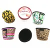 Neoprene Ice Cream Cover Case Leopard, Sunflower,Cactus Print Can Cooler Covers Ice Cream Holder Pouch Tools