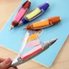 Corde suspendue avec notes autocollantes Stylo lumineux à LED Stylo en plastique Bureau de publicité Cadeaux culturels et éducatifs Stylo à bille