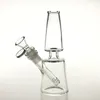 7-Zoll-Glas-Dab-Rigs-Wasserbongs, Shisha-Rauchpfeifen mit 14 mm weiblichem Downstem-Schüssel, dickem Pyrex-Becher, Recycler, Heady Bong