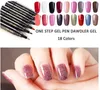 Groothandel een stap gel 3 in 1 UV Nagellak Pen Nail Art Soak Off UV LED Nail Lamp Shining Glitter Gel Nee Need Top Base Coat Gratis verzending