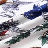 Scarves New 100% Twill Silk Scarf Women Forest Animals Square Scarves Fashion Large Bandana Kerchief Hijab Scarf Female Head Scarf Foulard 130*130cm