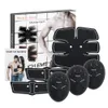 Gratis DHL Slimming Belt Maskin Vikt Midja Trainer Fitness 8 Belly Slim Patch EMS Massager Män Kvinnor Skönhetsutrustning