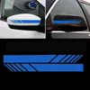 2Pcs/set Car Styling Rear View Mirror Stickers Personalized Scratch Reflective Decoration Motorcycle Stickers Auto Accessories