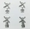 En gros 50 pcs/Lot moulin à vent breloques pendentifs rétro bijoux accessoires bricolage Antique pendentif en argent pour Bracelet boucles d'oreilles porte-clés 27*16mm