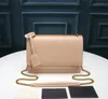 Высококачественная сумка с клапаном, роскошный дизайнерский бренд, женские кошельки, SUNSET CHAIN WALLET, женские сумки на цепочке, модная дизайнерская сумка через плечо