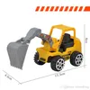 Mini Ciężarówka Diecast Model Samochód Zabawki, Koparka, Road Roller, Wózek widłowy, Kruszarka, Bulldozer, 6 sztuk Zestaw Pojazdy Inżynierskie, Boże Narodzenie Kid Urodziny Prezent Party