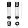 Electronic LCD Display Penis Pump Vibrator Male Vacuum Pump Penis Enlargement Enlarger Extender Automatic Pump