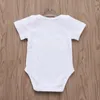 Nouveau-né bébé vêtements 2019 été enfants enfant en bas âge bébé garçons fille décontracté barboteuse combinaison coton à manches courtes vêtements Sunsuit tenues