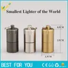 Nieuwe Mini Compact Kerosine Aansteker Capsule Benzine Lichter Opgeblazen Sleutelhanger Benzine Lichtere Slijpwiel Aanstekers Outdoor Tools