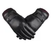Fashion-Mens Motorcycle Gloves TouchScreen Windproof Winter Warm Soft Thick Deluxe Fleece Lining Comfort Gloves Driving Mittens