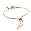 Nouveau cristal de Turquie bleu mauvais œil bracelets pour femmes bonne chance éléphant hamsa main de fatima amour charme bracelets réglables bijoux