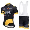 6 pçs conjunto completo equipe 2020 direto camisa de ciclismo 20d bicicleta shorts ropa ciclismo verão secagem rápida pro ciclismo maillot bottoms wear250z