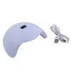 Sevimli Beyaz Tırnak Lambası UV Jel Oje Kurutucu UV / LED / Builder Tutkal 36 W USB Kablosu Çivi Lambaları