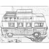 21001 Creator 10220 T1 Camper RV Travel Car 1354PCS Street View Model Building Zestawy Bloki Cegły Edukacja Zabawki