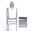 Najnowsze puste butelki perfum 30 ml przenośne napełnianie szklanych butelki rozpylające ze złotym atomizer srebrny do produktów kosmetycznych wody