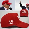 Cappello Fashion-Trump USA Flag berretti da baseball Keep America Great 2020 Cappello 3D Ricamo Star Letter Camo snapback regolabile 8 colori DHL
