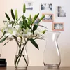 Vase en verre transparent de Style simple moderne, Vases de table à la mode, décoration de maison moderne, décor de bureau, Vase décoratif, Pot de fleur