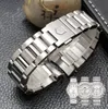 Bracelet de montre hommes 22mm pur solide encoche en acier inoxydable brossé bracelet de montre bracelet Bracelets pour TAG HEUER CARRERA252t182y