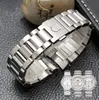 Cinturini da uomo 22mm Pure Solid Notch Braccialetti con cinturino in acciaio inossidabile spazzolato per TAG HEUER CARRERA252t182y