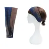 donna in cotone Sport Tie Dye fascia elastica estate stirata morbida Turbante fascia per ragazze Fasce piatto per capelli accessori