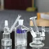 Wholesale 12 Arms 14mm 18mm 4.5 Inch Glass Bong Hookahs Ash Catchers Thick Pyrex Clear Bubbler 45 90 Degree