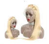 Perruques de cheveux humains pleine dentelle 8 26 pouces de long brésilien droit Remy 613 Blonde Ombre couleur sans colle pleine dentelle perruques avec des cheveux de bébé n9195104