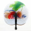 Vintage Bloem Afdrukken Papier Ventilator Bruiloft Decoratie Party Gunsten Chinese Hand Vouwende Fan Fancy Vrouwen Meisjes Dansende Fan