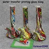 Nuevos bongs de vidrio de 11 pulgadas de 14 mm 14 mm reciclador reciclaje femenino bongs grueso Pyrex claro Mini Dab Beaker Bong para vidrio Tuberías para fumar